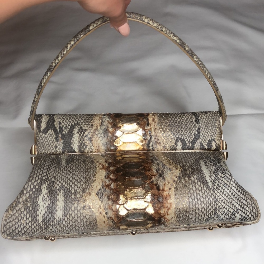 Christian Dior Rare Python Handbag